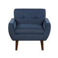  Manufacturer Color_Navy -- Homelegance Meadow Stationary Fabric Accent Chair IMAGE 1