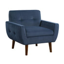  Manufacturer Color_Navy -- Homelegance Meadow Stationary Fabric Accent Chair IMAGE 2