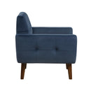  Manufacturer Color_Navy -- Homelegance Meadow Stationary Fabric Accent Chair IMAGE 3