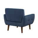  Manufacturer Color_Navy -- Homelegance Meadow Stationary Fabric Accent Chair IMAGE 4