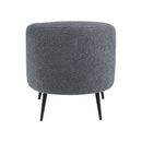  Manufacturer Color_Dark grey -- Homelegance Woodway Stationary Fabric Accent Chair IMAGE 5