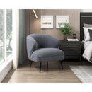  Manufacturer Color_Dark grey -- Homelegance Woodway Stationary Fabric Accent Chair IMAGE 7