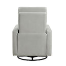  Manufacturer Color_Smoke -- Homelegance Olathe Swivel Glider Recliner IMAGE 4