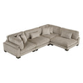  Manufacturer Color_Taupe -- Traverse 8555GB*4SC 4 pc Modular Sectional IMAGE 1