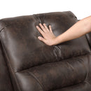  Manufacturer Color_Dark Brown -- Hazen 8538DB-3 Double Reclining Sofa IMAGE 5