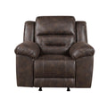  Manufacturer Color_Dark Brown -- Hazen 8538DB-1 Rocker Reclining Chair IMAGE 1