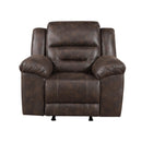 Manufacturer Color_Dark Brown -- Hazen 8538DB-1 Rocker Reclining Chair IMAGE 1