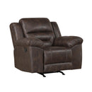  Manufacturer Color_Dark Brown -- Hazen 8538DB-1 Rocker Reclining Chair IMAGE 2