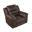  Manufacturer Color_Dark Brown -- Hazen 8538DB-1 Rocker Reclining Chair IMAGE 3