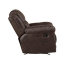 Manufacturer Color_Dark Brown -- Hazen 8538DB-1 Rocker Reclining Chair IMAGE 4