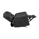  Manufacturer Color_Black -- Hazen 8538BK-1 Rocker Reclining Chair IMAGE 10