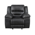 Manufacturer Color_Black -- Hazen 8538BK-1 Rocker Reclining Chair IMAGE 1