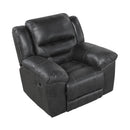  Manufacturer Color_Black -- Hazen 8538BK-1 Rocker Reclining Chair IMAGE 3