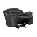  Manufacturer Color_Black -- Hazen 8538BK-1 Rocker Reclining Chair IMAGE 8