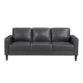  Manufacturer Color_Dark Grey -- Malcolm 9203DGY-3 Sofa IMAGE 1