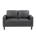  Manufacturer Color_Dark Grey -- Malcolm 9203DGY-2 Love Seat IMAGE 1