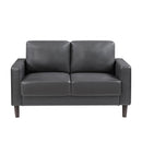  Manufacturer Color_Dark Grey -- Malcolm 9203DGY-2 Love Seat IMAGE 1