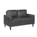  Manufacturer Color_Dark Grey -- Malcolm 9203DGY-2 Love Seat IMAGE 2