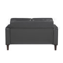  Manufacturer Color_Dark Grey -- Malcolm 9203DGY-2 Love Seat IMAGE 4