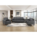  Manufacturer Color_Dark Grey -- Malcolm 9203DGY-2 Love Seat IMAGE 9