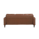 Manufacturer Color_Chocolate -- Malcolm 9203CHC-3 Sofa IMAGE 3