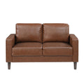  Manufacturer Color_Chocolate -- Malcolm 9203CHC-2 Love Seat IMAGE 1
