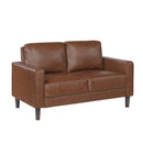  Manufacturer Color_Chocolate -- Malcolm 9203CHC-2 Love Seat IMAGE 2