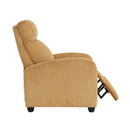 Manufacturer Color_Yellow -- Homelegance Parsons Fabric Recliner IMAGE 10