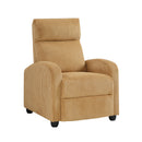  Manufacturer Color_Yellow -- Homelegance Parsons Fabric Recliner IMAGE 2