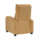  Manufacturer Color_Yellow -- Homelegance Parsons Fabric Recliner IMAGE 5