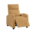  Manufacturer Color_Yellow -- Homelegance Parsons Fabric Recliner IMAGE 7