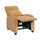 Manufacturer Color_Yellow -- Homelegance Parsons Fabric Recliner IMAGE 9