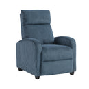  Manufacturer Color_Midnight blue -- Parsons 9588MDN-1PB Push Back Reclining Chair IMAGE 2