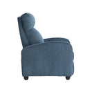  Manufacturer Color_Midnight blue -- Parsons 9588MDN-1PB Push Back Reclining Chair IMAGE 4