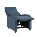 Manufacturer Color_Midnight blue -- Parsons 9588MDN-1PB Push Back Reclining Chair IMAGE 9