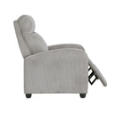  Manufacturer Color_Light Grey -- Parsons 9588GRY-1PB Push Back Reclining Chair IMAGE 10