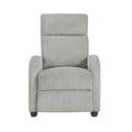  Manufacturer Color_Light Grey -- Parsons 9588GRY-1PB Push Back Reclining Chair IMAGE 1