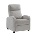 Manufacturer Color_Light Grey -- Parsons 9588GRY-1PB Push Back Reclining Chair IMAGE 2