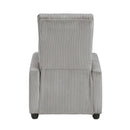 Manufacturer Color_Light Grey -- Parsons 9588GRY-1PB Push Back Reclining Chair IMAGE 6
