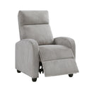  Manufacturer Color_Light Grey -- Parsons 9588GRY-1PB Push Back Reclining Chair IMAGE 7