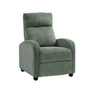  Manufacturer Color_Green -- Parsons 9588GRN-1PB Push Back Reclining Chair IMAGE 2
