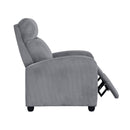  Manufacturer Color_Dark Grey -- Parsons 9588DGY-1PB Push Back Reclining Chair IMAGE 10