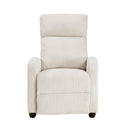  Manufacturer Color_Beige -- Parsons 9588BEG-1PB Push Back Reclining Chair IMAGE 1