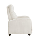  Manufacturer Color_Beige -- Parsons 9588BEG-1PB Push Back Reclining Chair IMAGE 4