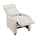  Manufacturer Color_Beige -- Parsons 9588BEG-1PB Push Back Reclining Chair IMAGE 8