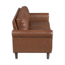  Manufacturer Color_Chocolate -- Hector 9690CHC-2 Love Seat IMAGE 3