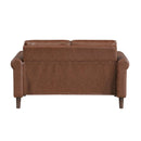  Manufacturer Color_Chocolate -- Hector 9690CHC-2 Love Seat IMAGE 4