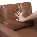  Manufacturer Color_Chocolate -- Hector 9690CHC-2 Love Seat IMAGE 6
