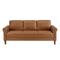  Manufacturer Color_Brown -- Hector 9690BRW-3 Sofa IMAGE 1