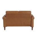  Manufacturer Color_Brown -- Hector 9690BRW-2 Love Seat IMAGE 4
